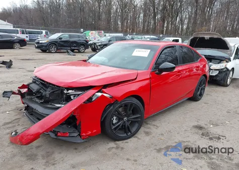 2025 Honda Civic Si Base W/High Performance Summer Tires/ z USA, uszkodzony, nr VIN 2HGFE1E55SH476251